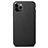 Funda Lujo Cuero Carcasa R05 para Apple iPhone 11 Pro Negro