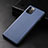 Funda Lujo Cuero Carcasa R05 para Apple iPhone 12 Pro Max Azul