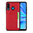 Funda Lujo Cuero Carcasa R05 para Huawei P30 Lite Rojo