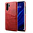 Funda Lujo Cuero Carcasa R05 para Huawei P30 Pro New Edition Rojo