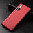 Funda Lujo Cuero Carcasa R06 para Huawei Nova 6 Rojo