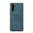 Funda Lujo Cuero Carcasa R08 para Huawei P30 Pro New Edition Azul