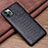 Funda Lujo Cuero Carcasa R11 para Apple iPhone 11 Pro Negro