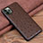 Funda Lujo Cuero Carcasa R12 para Apple iPhone 11 Pro Marron