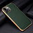 Funda Lujo Cuero Carcasa S01 para Apple iPhone 13 Verde