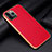 Funda Lujo Cuero Carcasa S01 para Apple iPhone 14 Pro Rojo