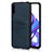 Funda Lujo Cuero Carcasa S01 para Huawei P Smart Pro (2019) Azul