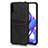 Funda Lujo Cuero Carcasa S01 para Huawei P Smart Pro (2019) Negro