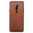 Funda Lujo Cuero Carcasa S01 para Oppo A11X Marron