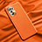 Funda Lujo Cuero Carcasa S01 para Oppo Reno6 Pro 5G India Naranja