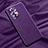 Funda Lujo Cuero Carcasa S01 para Oppo Reno6 Pro 5G Morado