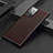 Funda Lujo Cuero Carcasa S01 para Samsung Galaxy Note 20 Ultra 5G Marron