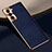 Funda Lujo Cuero Carcasa S01 para Samsung Galaxy S21 FE 5G Azul