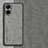 Funda Lujo Cuero Carcasa S01 para Vivo iQOO Z7i 5G Gris