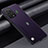 Funda Lujo Cuero Carcasa S01 para Xiaomi Black Shark 5 Pro 5G Morado