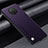 Funda Lujo Cuero Carcasa S01 para Xiaomi Redmi Note 9 5G Morado