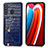 Funda Lujo Cuero Carcasa S01D para Samsung Galaxy A21 Azul