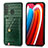 Funda Lujo Cuero Carcasa S01D para Samsung Galaxy A21 Verde