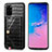 Funda Lujo Cuero Carcasa S01D para Samsung Galaxy S20 Plus 5G Negro