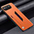 Funda Lujo Cuero Carcasa S02 para Asus ROG Phone 6 Naranja