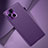 Funda Lujo Cuero Carcasa S02 para Oppo Find X3 5G Morado