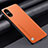 Funda Lujo Cuero Carcasa S02 para Sony Xperia 5 V Naranja