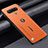 Funda Lujo Cuero Carcasa S02 para Xiaomi Black Shark 4 5G Naranja