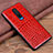 Funda Lujo Cuero Carcasa S02 para Xiaomi Redmi K30 4G Rojo