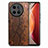 Funda Lujo Cuero Carcasa S02D para Vivo X90 Pro 5G Marron