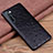 Funda Lujo Cuero Carcasa S03 para Oppo F15 Negro