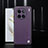 Funda Lujo Cuero Carcasa S03 para Vivo X90 5G Morado