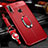 Funda Lujo Cuero Carcasa S04 para Huawei Enjoy 10 Plus Rojo