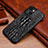 Funda Lujo Cuero Carcasa S05 para Apple iPhone 13 Mini Negro