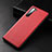 Funda Lujo Cuero Carcasa S05 para Oppo F15 Rojo