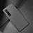 Funda Lujo Cuero Carcasa S05 para Oppo Find X2 Pro Gris