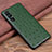 Funda Lujo Cuero Carcasa S07 para Oppo Reno3 Pro Verde