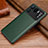 Funda Lujo Cuero Carcasa S07 para Xiaomi Mi 11 Ultra 5G Verde