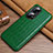 Funda Lujo Cuero Carcasa ST3 para Huawei P50 Verde