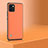 Funda Lujo Cuero Carcasa WZ1 para Samsung Galaxy A03 Naranja