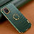 Funda Lujo Cuero Carcasa XD1 para Samsung Galaxy A81 Verde