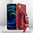 Funda Lujo Cuero Carcasa XD2 para Realme 7i RMX2193 Rojo