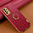 Funda Lujo Cuero Carcasa XD2 para Samsung Galaxy A23 5G Rojo