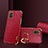 Funda Lujo Cuero Carcasa XD2 para Samsung Galaxy A71 5G Rojo