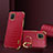 Funda Lujo Cuero Carcasa XD2 para Samsung Galaxy A81 Rojo