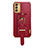 Funda Lujo Cuero Carcasa XD5 para Samsung Galaxy A15 4G Rojo