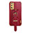 Funda Lujo Cuero Carcasa XD5 para Samsung Galaxy S20 FE 5G Rojo