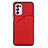 Funda Lujo Cuero Carcasa Y01B para OnePlus Nord N200 5G Rojo