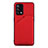 Funda Lujo Cuero Carcasa Y01B para Oppo A74 4G Rojo