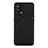 Funda Lujo Cuero Carcasa Y01B para Oppo A95 4G Negro