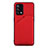 Funda Lujo Cuero Carcasa Y01B para Oppo A95 4G Rojo